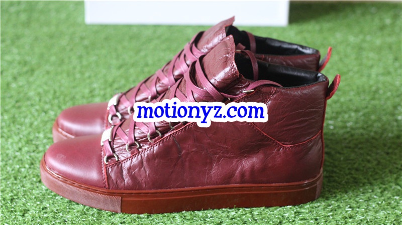 Balenciaga Arena Leather Red Wine